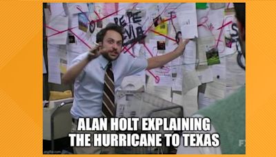 Finding Alan Holt weather memes during hurricane season is like shooting fish in a Beryl