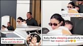 'Caring mommy': Alia Bhatt returns to Mumbai after Alpha's Kashmir schedule; Raha sleeps peacefully in her arms