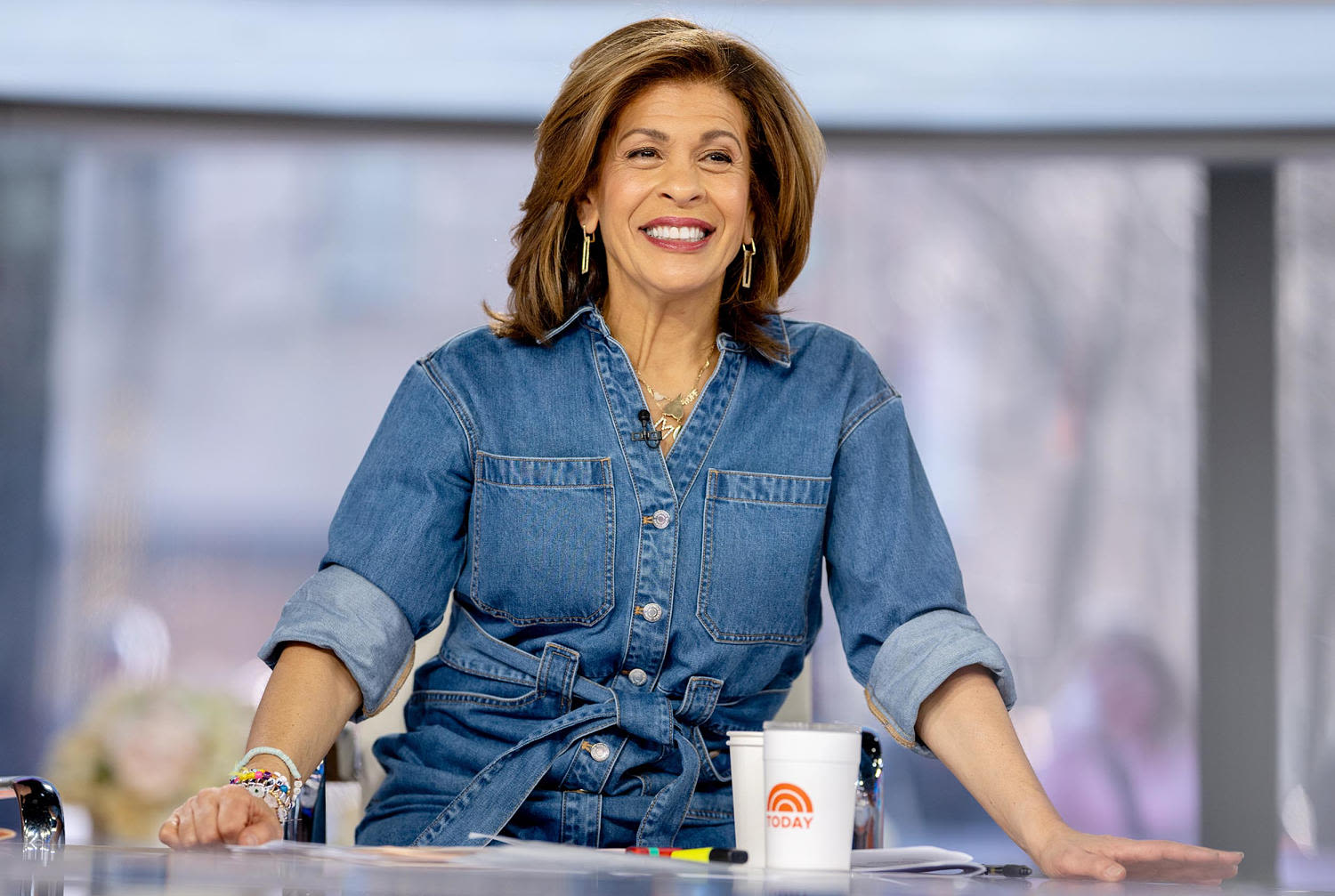 Hoda Kotb had an interesting remedy for her jammed toe the night before she went on air