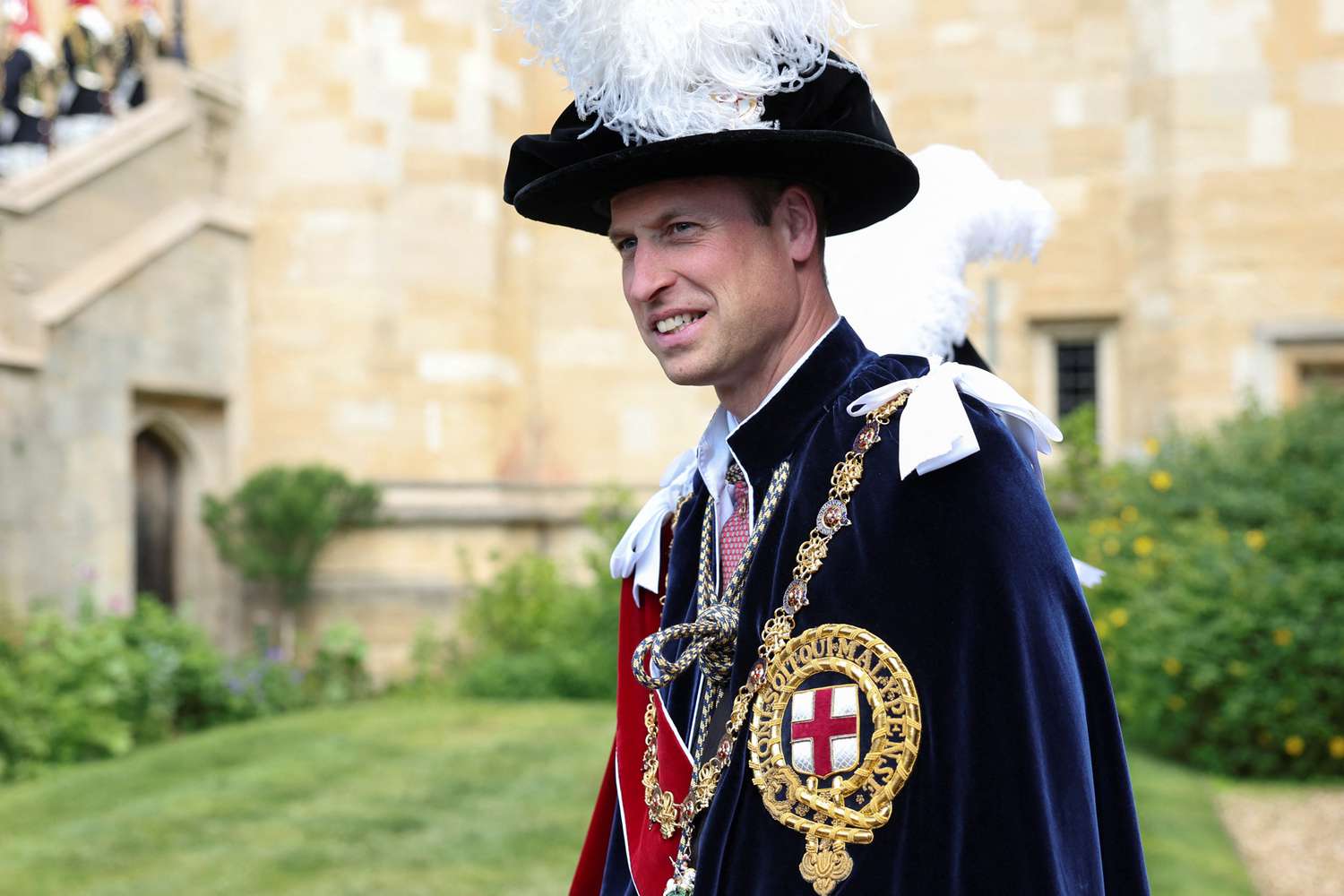 Prince William Joins King Charles and Queen Camilla at Royal Ceremony — All Sporting Ostrich Feather Hats!