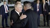 Video shows Russia's Vladimir Putin embracing Kim Jong Un in North Kore