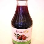 【喫健康】苗林加拿大FRUIT D'OR有機鮮榨純蔓越莓汁(946ml)/玻璃瓶裝超商取貨限量2瓶