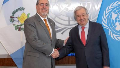 Arévalo agradece a Guterres su "respaldo" a la democracia en Guatemala
