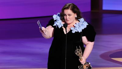 Baby Reindeer star Jessica Gunning in tears during emotional moment at the Emmys