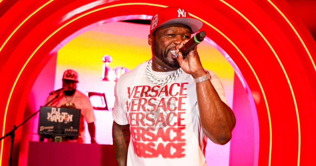 50 Cent Performs at Poppi New York Fashion Week Party