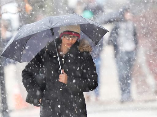 How much did it rain in Wisconsin on Tuesday?