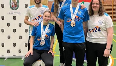 Javier Barrios, campeón de Castilla y León absoluto de Dobles Mixtos