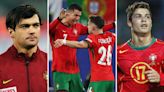 Ronaldo celebrates with Portugal match-winner… 21 years after replacing his dad