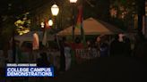 UChicago pro-Palestinian encampment marks 1 week; tensions run high amid dueling protests at DePaul