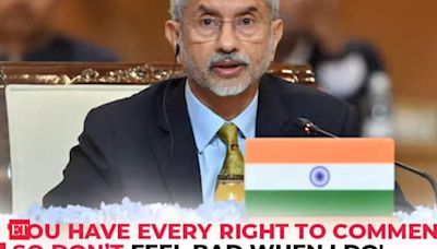 EAM Jaishankar’s straight talk on rebutting US’ remarks on India’s democracy 'Don’t feel bad when I do'