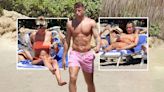 Ross Barkley relaxes on beach with bikini-clad girlfriend Katherine on holiday