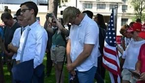 Trump appears at convention with bandaged ear after shooting | FOX 28 Spokane