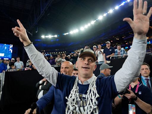 UConn head coach Dan Hurley embracing role as main character in men’s college basketball