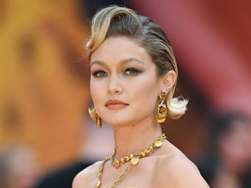Gigi Hadid Takes Her Side Bangs to New Heights—Literally