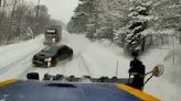 This Video of a Subaru WRX Sliding Into a Plow Is a Terrifying Reminder to Be Careful in the Snow