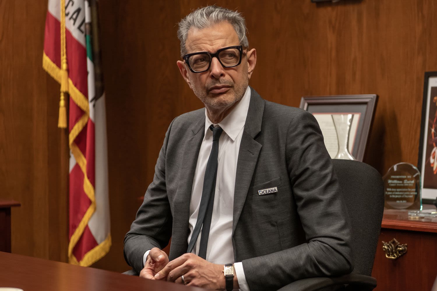 Jeff Goldblum Says Oceans Are ‘Crying Out' for Help as ‘2 Garbage Trucks’ of Plastic Are Dumped in Every Minute (Exclusive)
