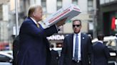 After Court, Trump Brought Pizza to Firefighters