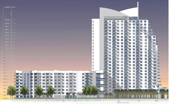 Plans revived for 25-story mixed-use tower on Jacksonville’s Southbank