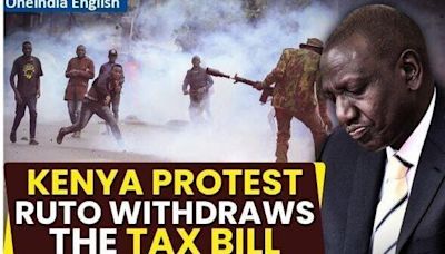 Kenya Unrest: Violent Clashes Force Kenyan President Ruto to Withdraw Tax Bill| Watch