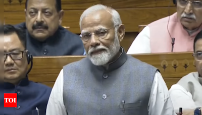 PM Modi's first speech in 18th Lok Sabha: Top quotes | India News - Times of India