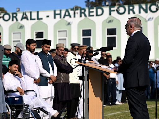 Australia was ‘lucky to have’ Pakistani refugee guard who died in Sydney stabbing, says PM