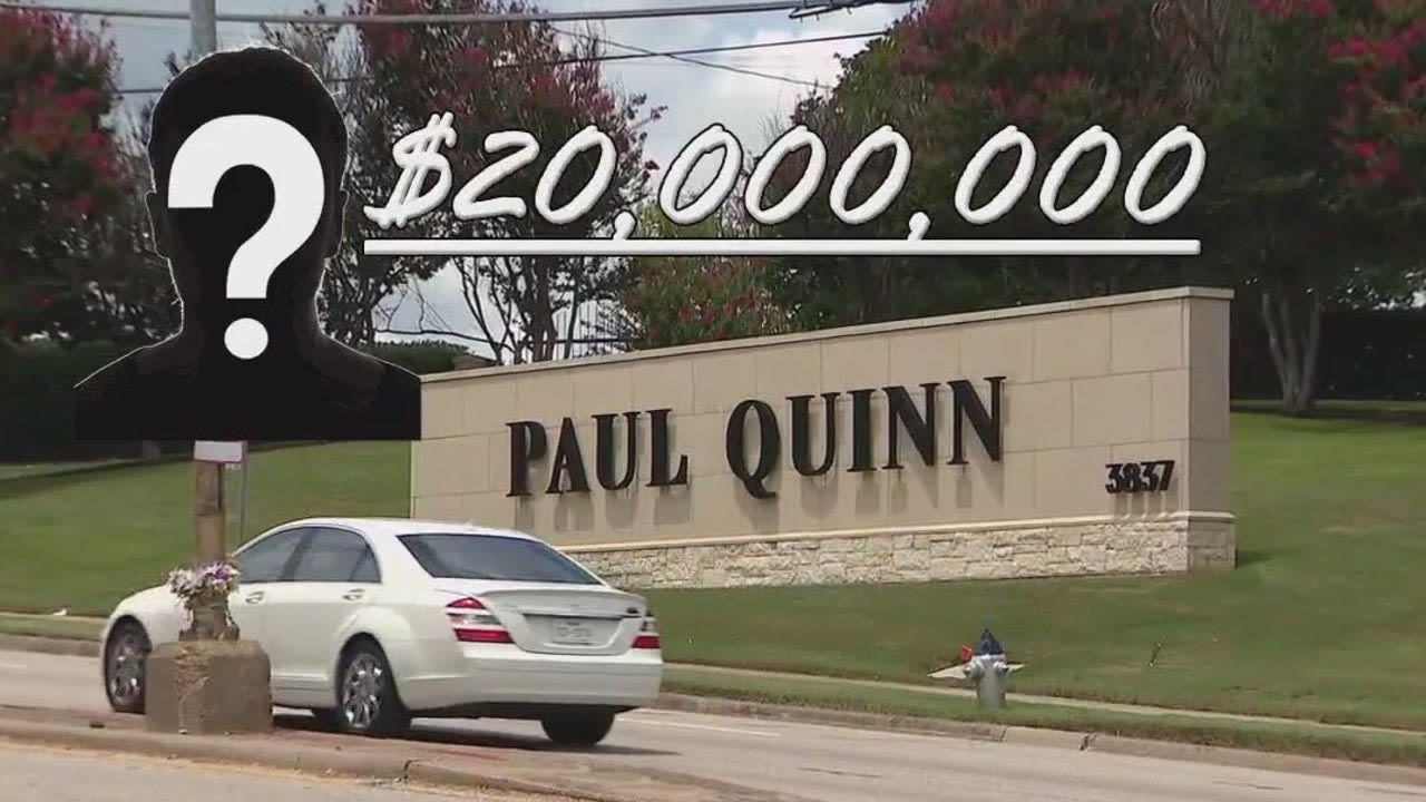 Paul Quinn College receives record-breaking $20M donation.