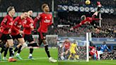 ...Utd player ratings vs Everton: Eat your heart out, Wayne Rooney and Cristiano Ronaldo! Alejandro Garnacho's stunning bicycle kick leads Red Devils to victory as Marcus Rashford...