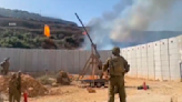 Israeli troops catapult fireball into Lebanon using weapon rarely used since 16th century