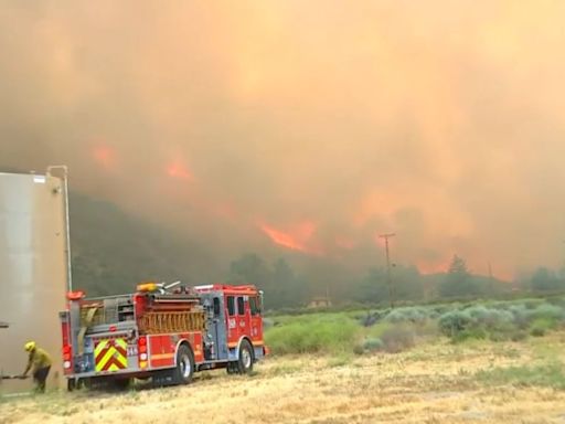 Mapa: dónde arden los incendios forestales en el sur de California