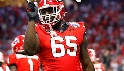 Georgia offensive tackle Amarius Mims NFL draft odds