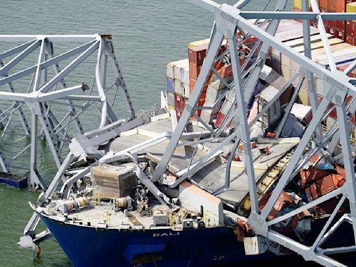 Salvage crews prepare to clear Key Bridge span from ship's bow in Baltimore - Maryland Daily Record