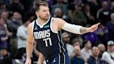 Luka seen apparently chirping ex-Kings GM Divac in Mavs' win