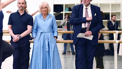 Get Queen Camilla's midi dress look at English National Ballet for less than £30