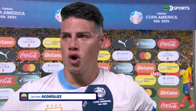 James Rodriguez breaks Messi record and has to stop emotional interview