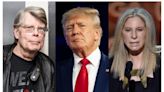 ‘34 is now my favorite number’: Stephen King and Barbra Streisand lead celebrity reactions to Trump guilty verdict