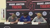 Three GJ Tigers sign NLI to play in college