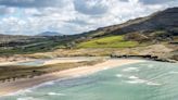 'The best beach in Ireland' with gold sand, bar, floating bridge & whales