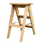 【熱賣精選】木製梯子 梯凳小板凳馬扎家用空間實木折疊椅餐桌便攜省折疊高廚房凳腳凳子