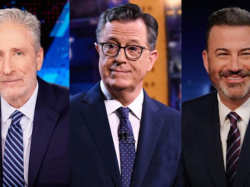 Jon Stewart, Stephen Colbert, Jimmy Kimmel React to Harris-Trump Debate: “Holy S***, She Crushed That”