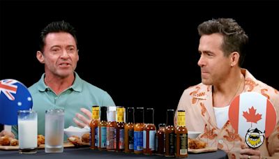 Ryan Reynolds' and Hugh Jackman's 'Hot Ones' episode descends into hilarious chaos