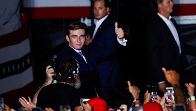 Barron Trump is attending NYU, leaving behind 'child-dom,' his father says