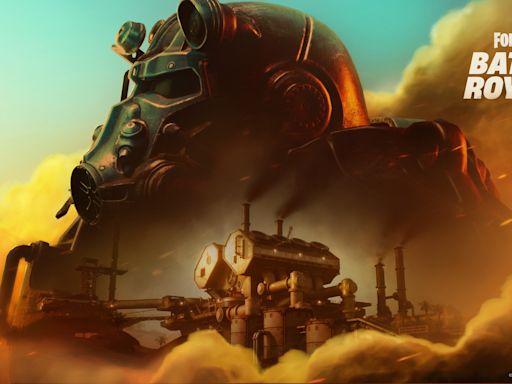 Fallout is officially coming to Fortnite, and it looks like Epic's already teasing a new POI and the Brotherhood of Steel