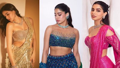 Anant Ambani-Radhika Merchant sangeet: Ananya Panday, Janhvi Kapoor, Khushi Kapoor and more celebs who sparkled in their sequined outfits