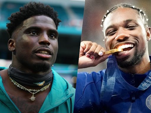 Tyreek Hill sostiene, "Yo le ganaría a Noah Lyles", campeón olímpico