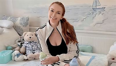 Lindsay Lohan Celebrates Being Home in Time for Her First Mother's Day as a Mom: 'Loving the Little Things'