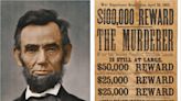 A rare poster offering a reward for Abraham Lincoln's murderer John Wilkes Booth, and his accomplices, was sold for $166,000