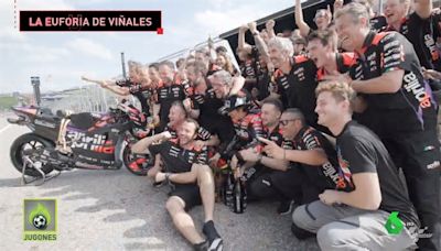 Lo que no se vio de la loca celebración de Maverick Viñales y su equipo en Austin