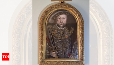 Missing King Henry VIII portrait found by art historian scrolling on social media - Times of India