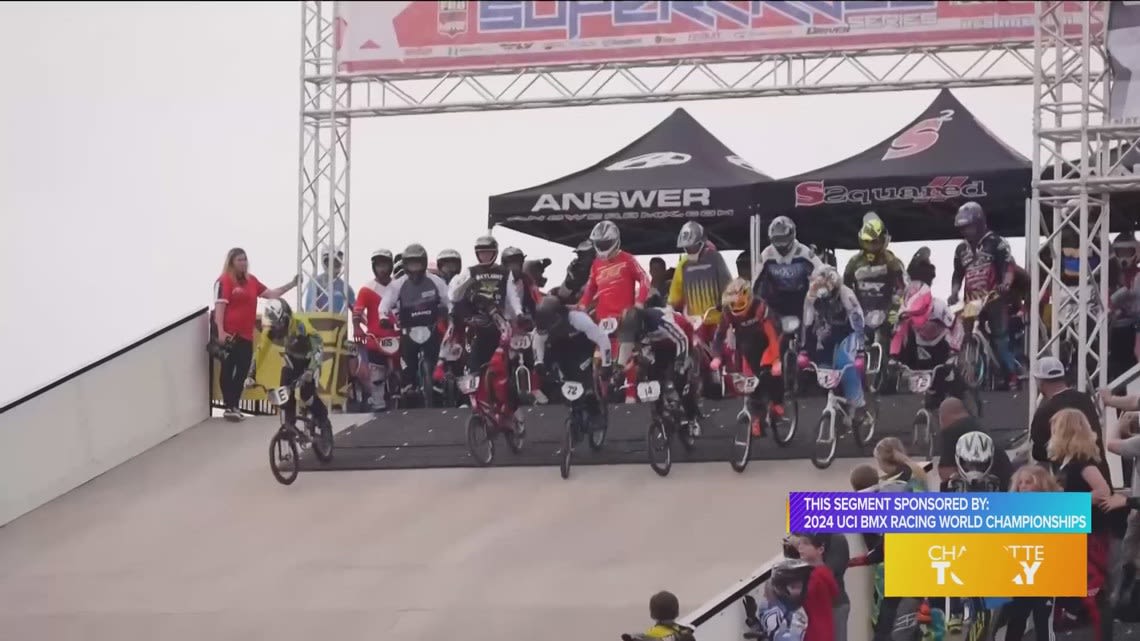 BMX racing in Rock Hill sponsored by 2024 UCI BMX World Racing Championship
