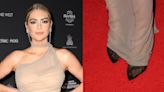 Kate Upton Turns Sheer in Mesh Pump Shoes at 2024 Sports Illustrated Swimsuit Issue Launch in Miami
